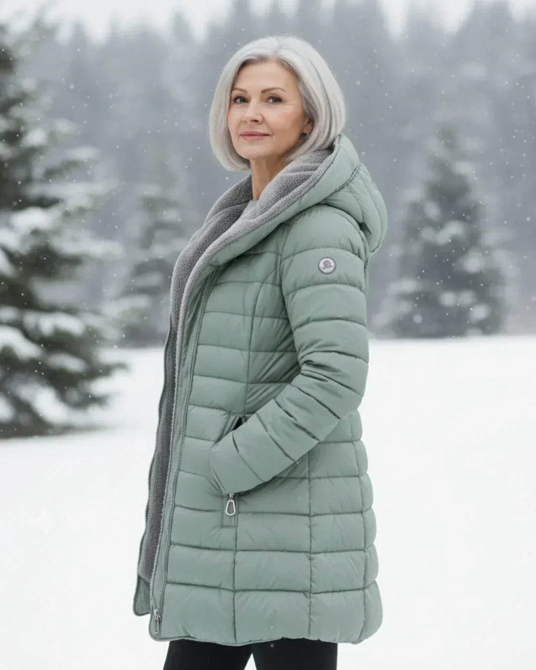 Nicole - Warm Hooded Winter Jacket
