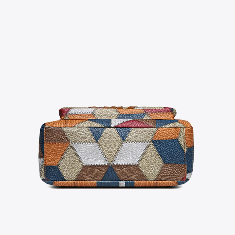 Brielle™ | Patchwork Shoulder Bag