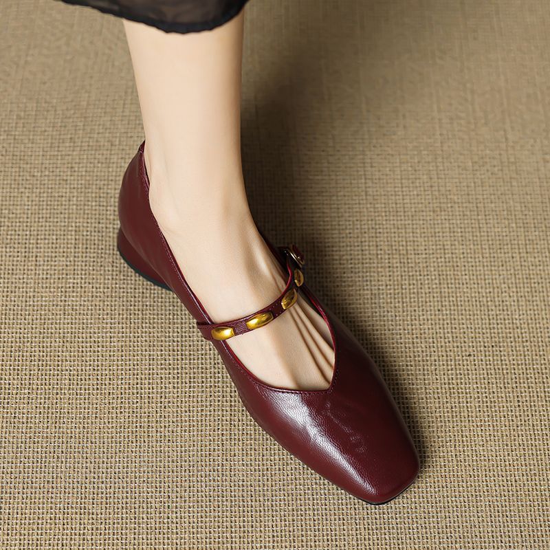 Elodie | Genuine Leather Flats