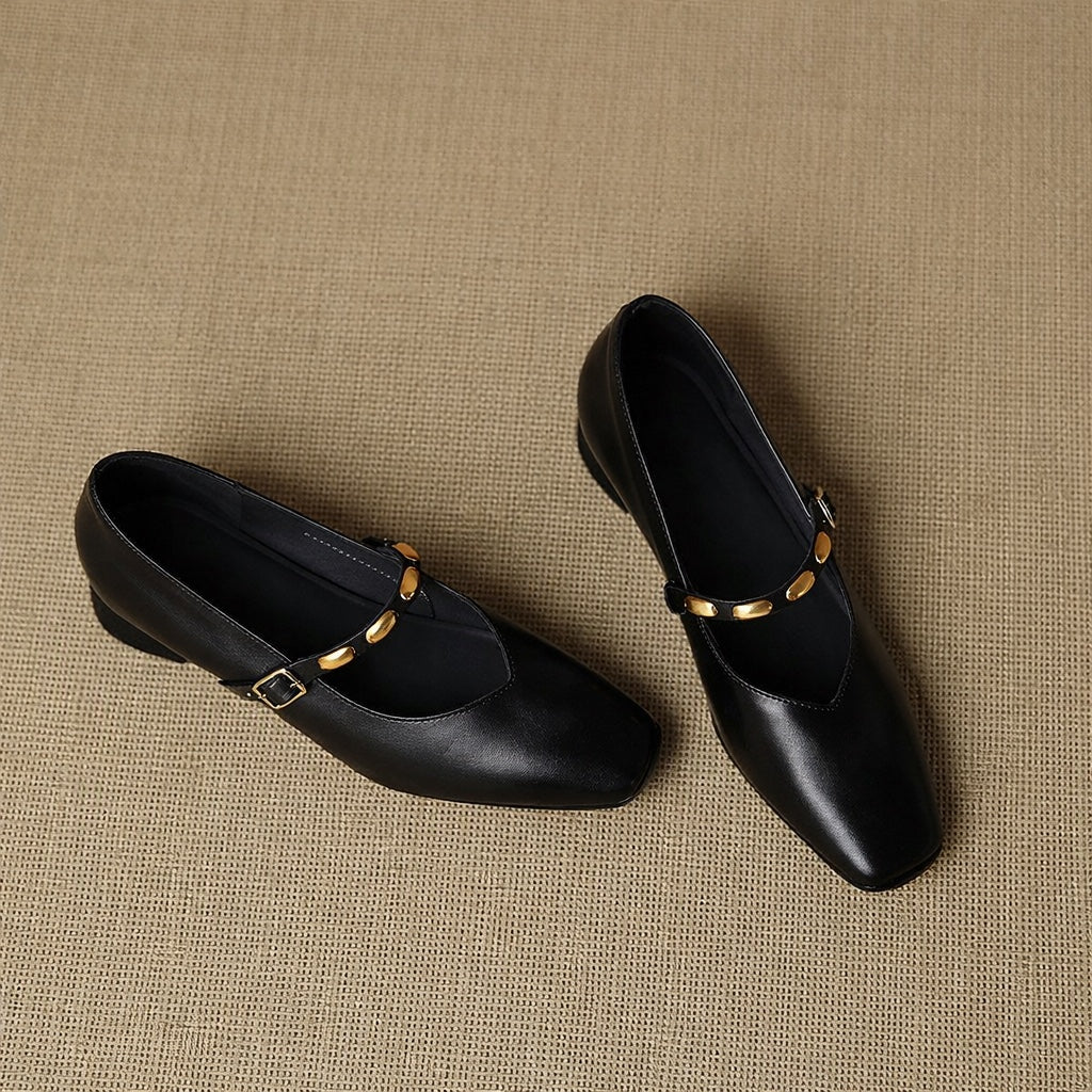 Elodie | Genuine Leather Flats