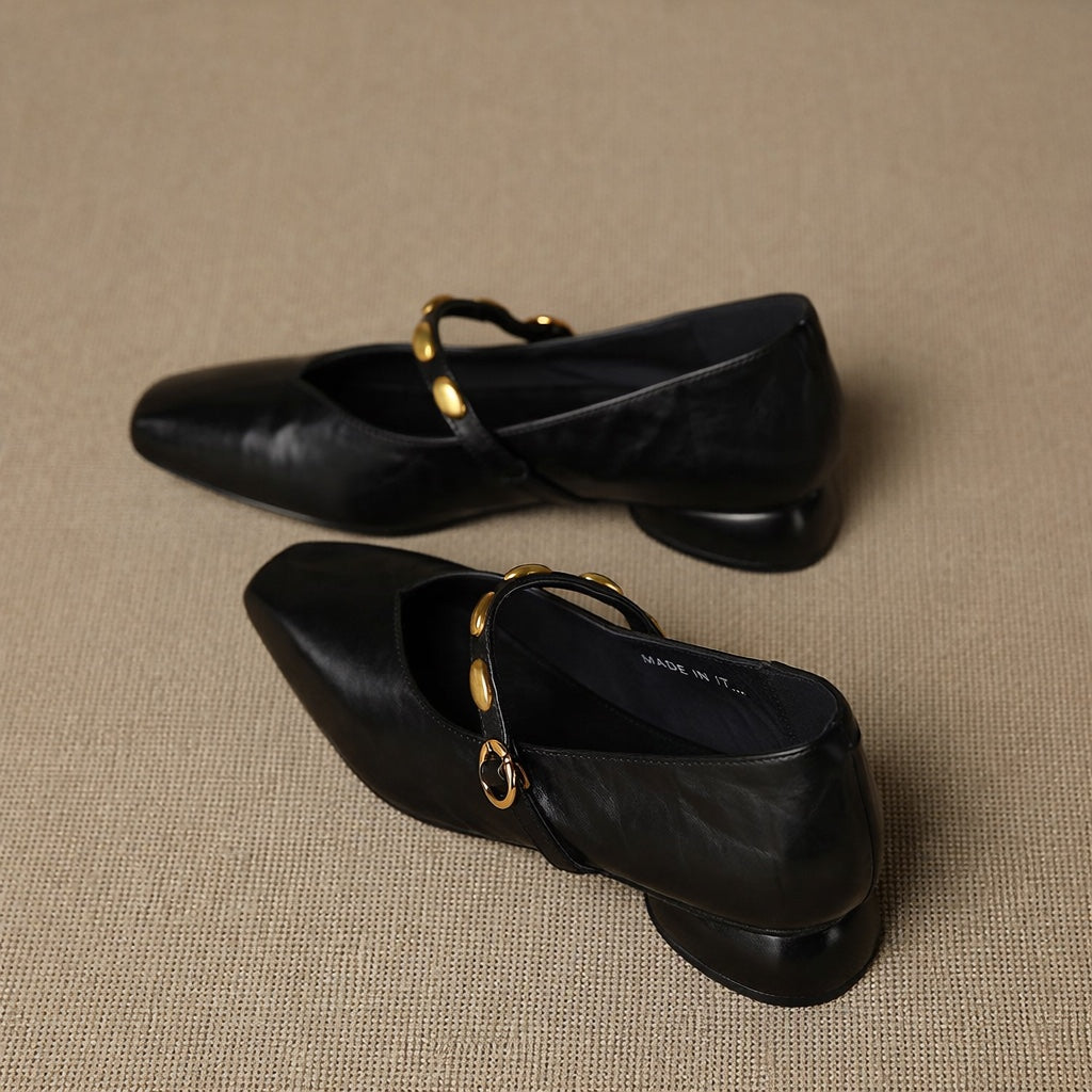 Elodie | Genuine Leather Flats
