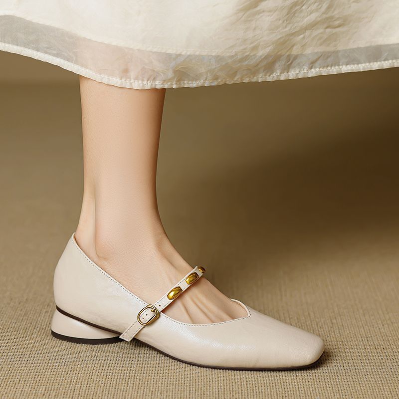 Elodie | Genuine Leather Flats