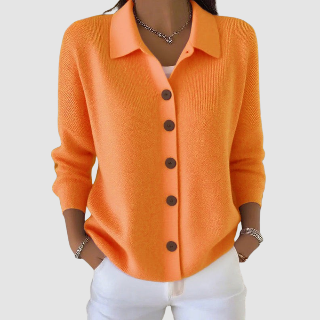 Riah Button-Up Knit Cardigan