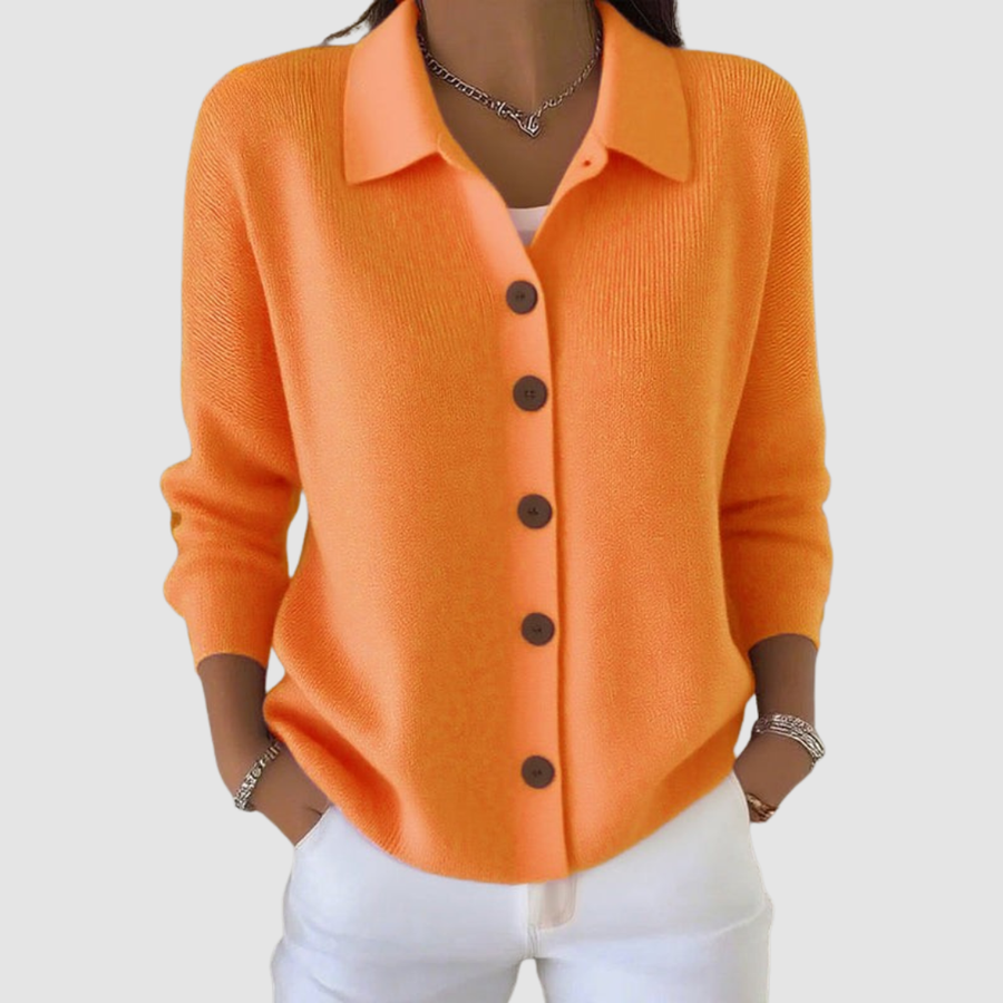 Riah Button-Up Knit Cardigan