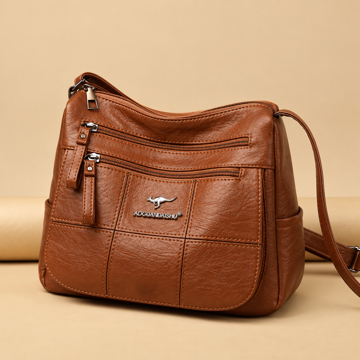 Women’s Multi-Pocket Crossbody Shoulder Bag
