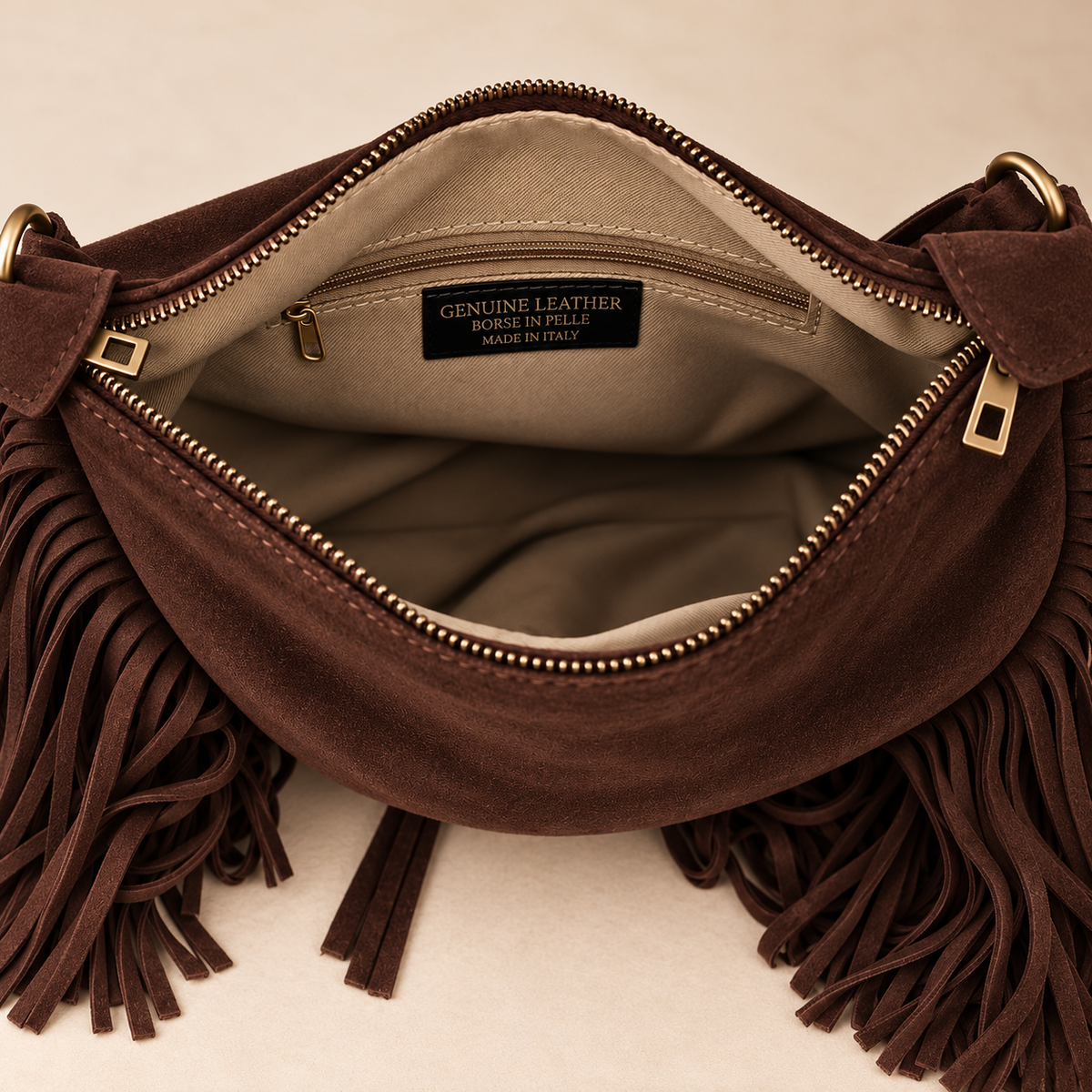 Romy™ | Suede Fringe Bag