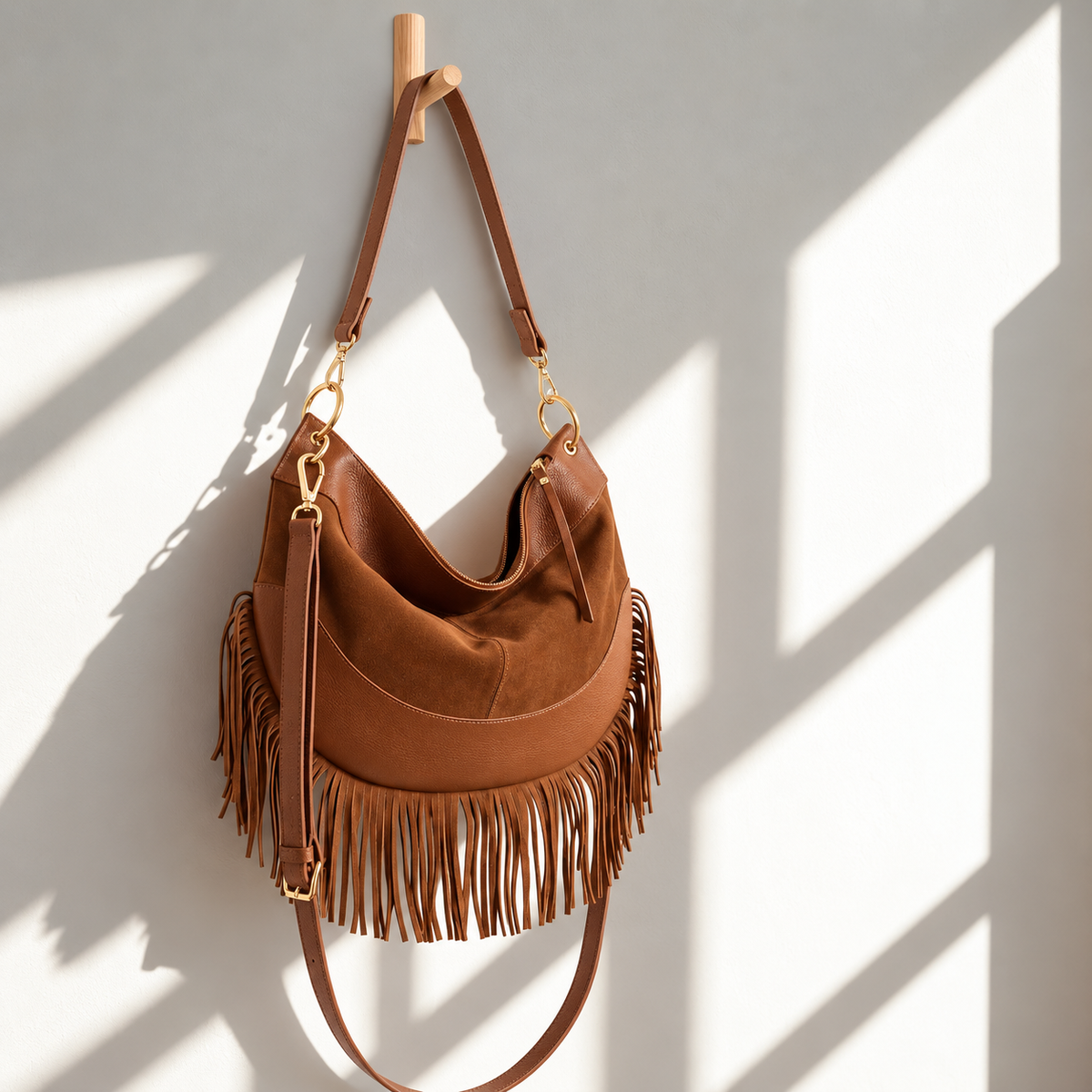 Romy™ | Suede Fringe Bag