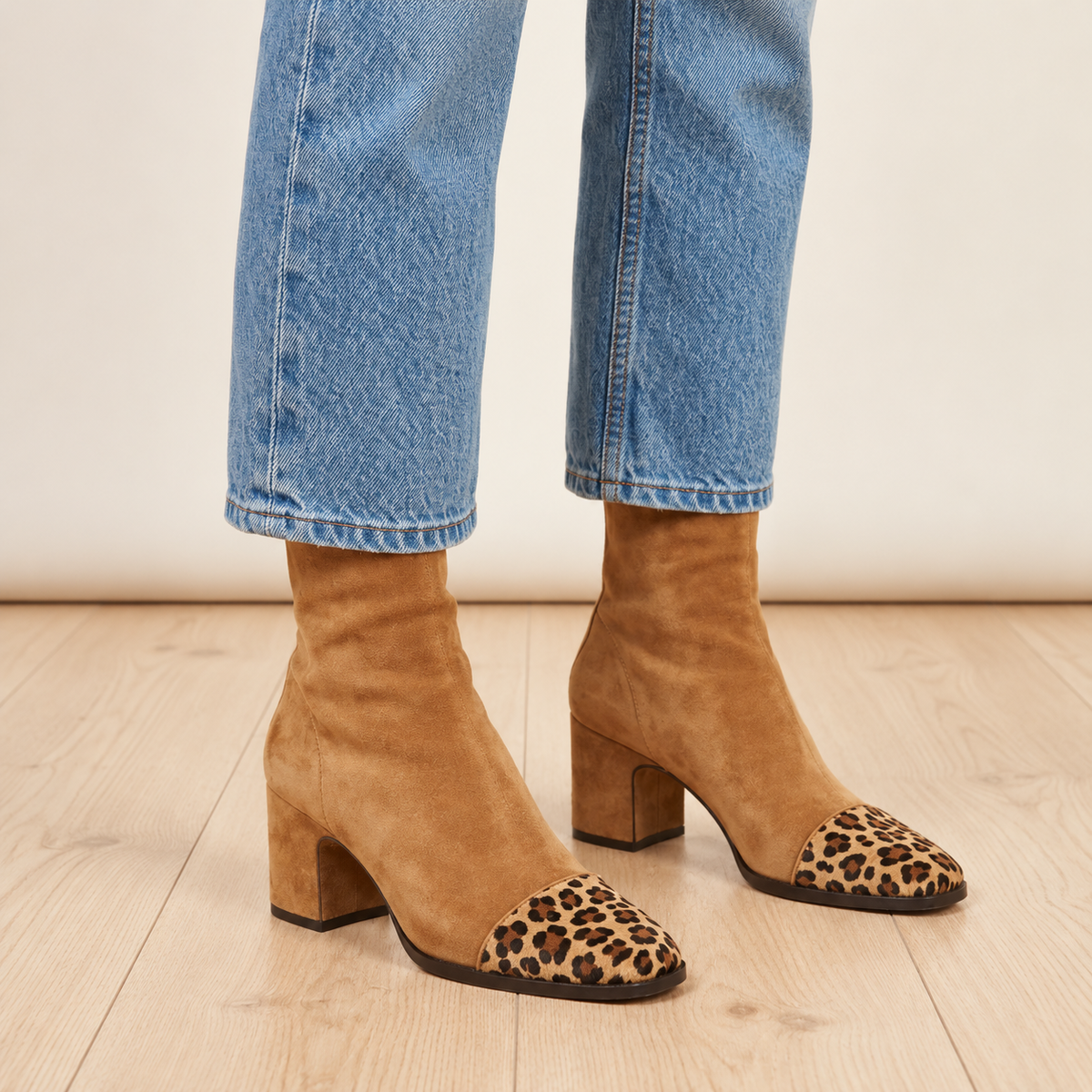 Helen™ | Block Heel Ankle Boots