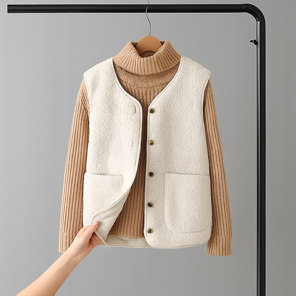 Gae Soft Sleeveless Cardigan