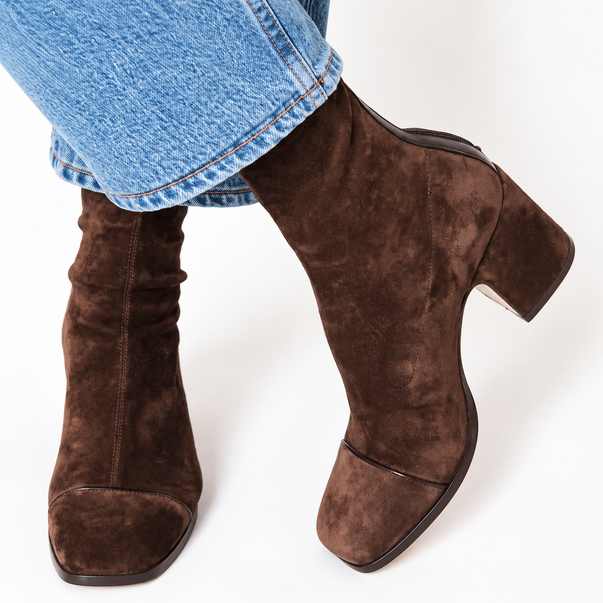 Helen™ | Block Heel Ankle Boots