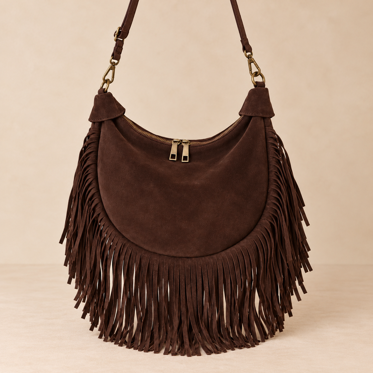 Romy™ | Suede Fringe Bag