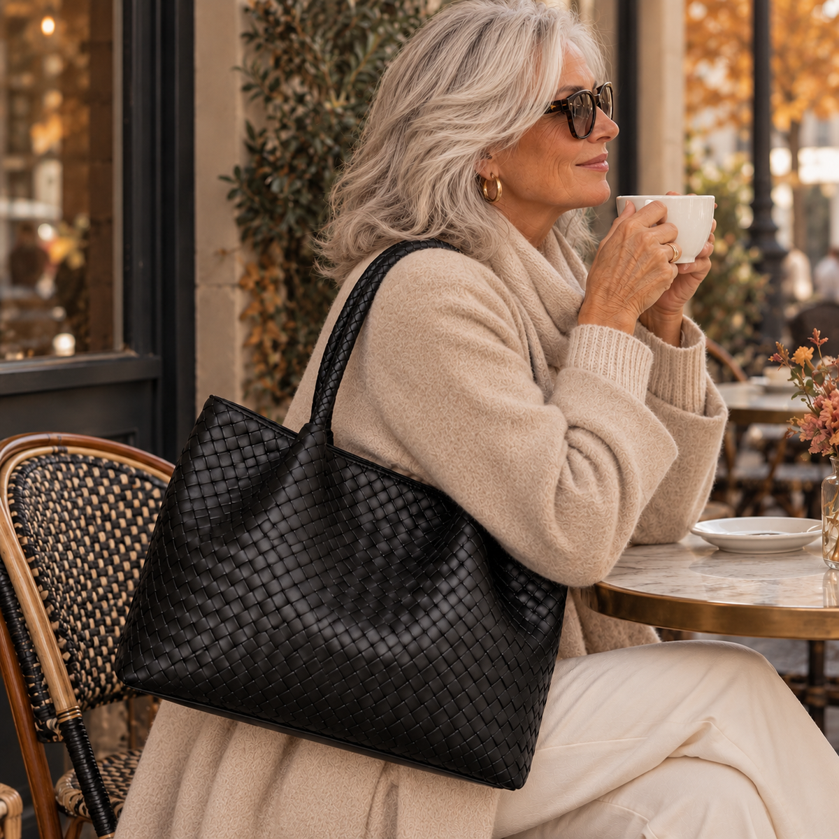 Loretta™ | Classic Woven Tote Bag