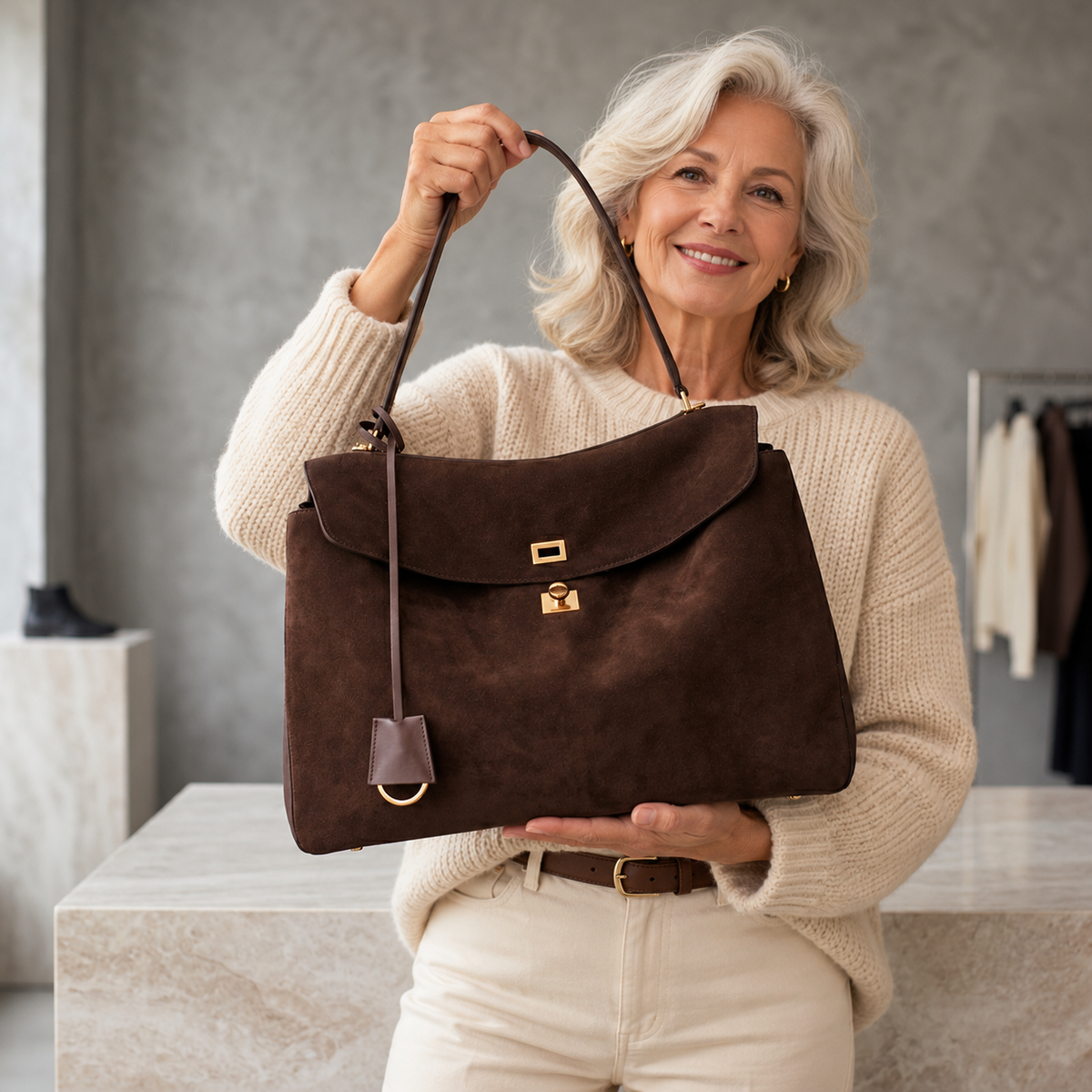Charlotte™ | Leather Shoulder Bag