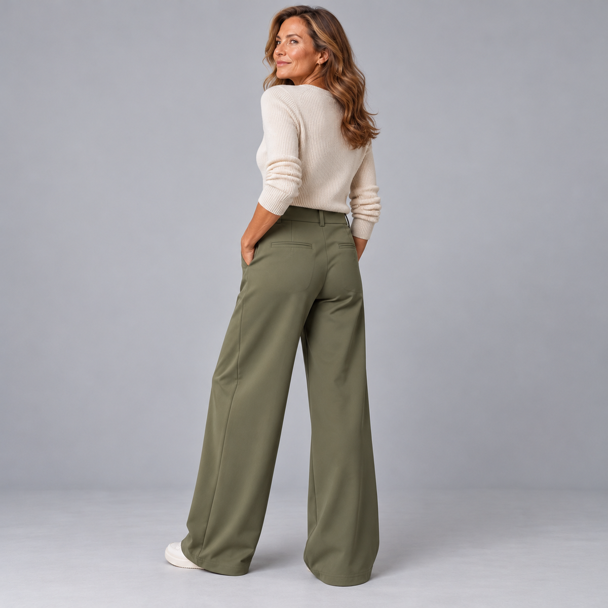 Avery™ | Classic High-Waisted Stretch Pants