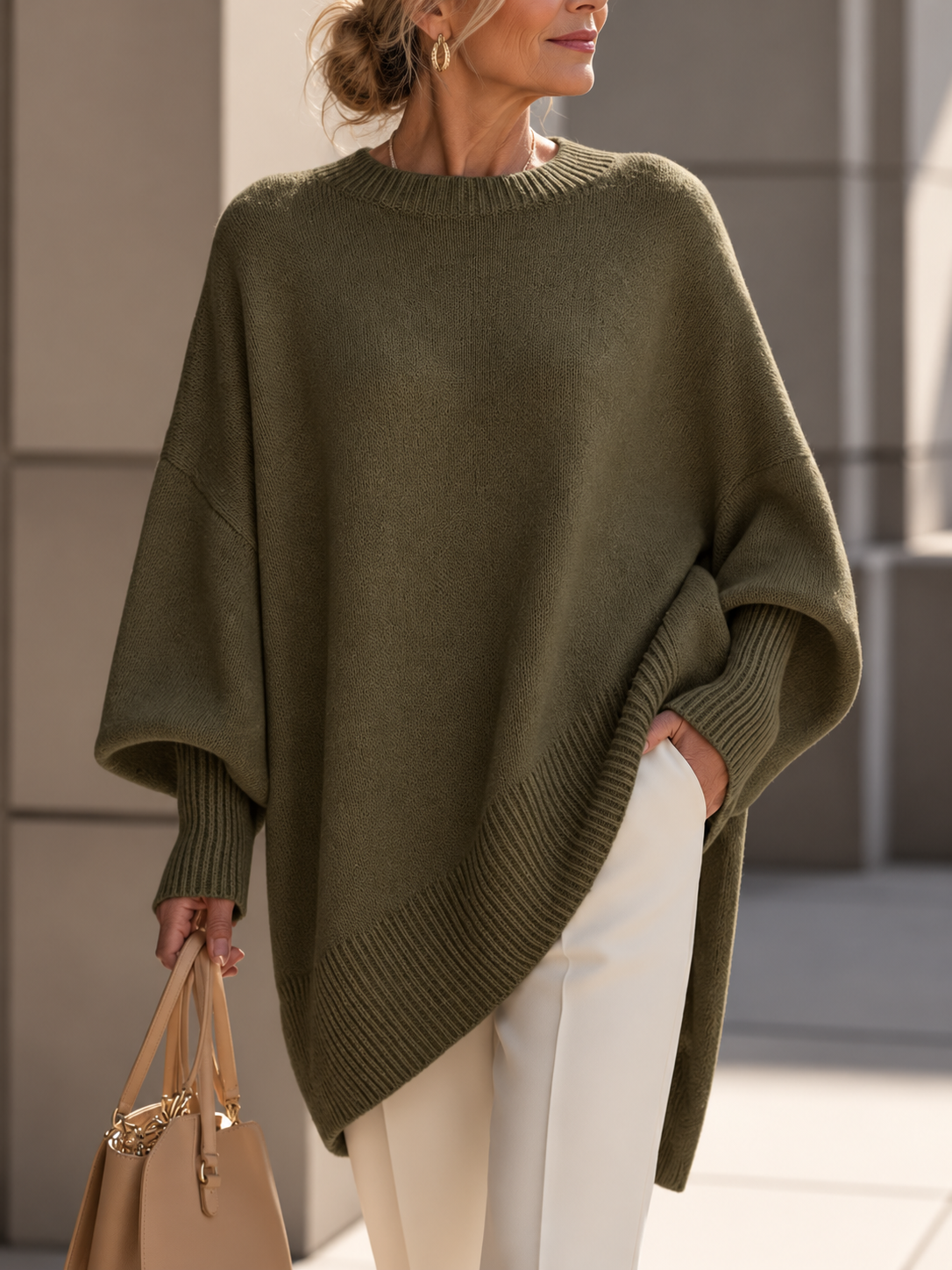 Jennifer™ | Draped Oversized Sweater