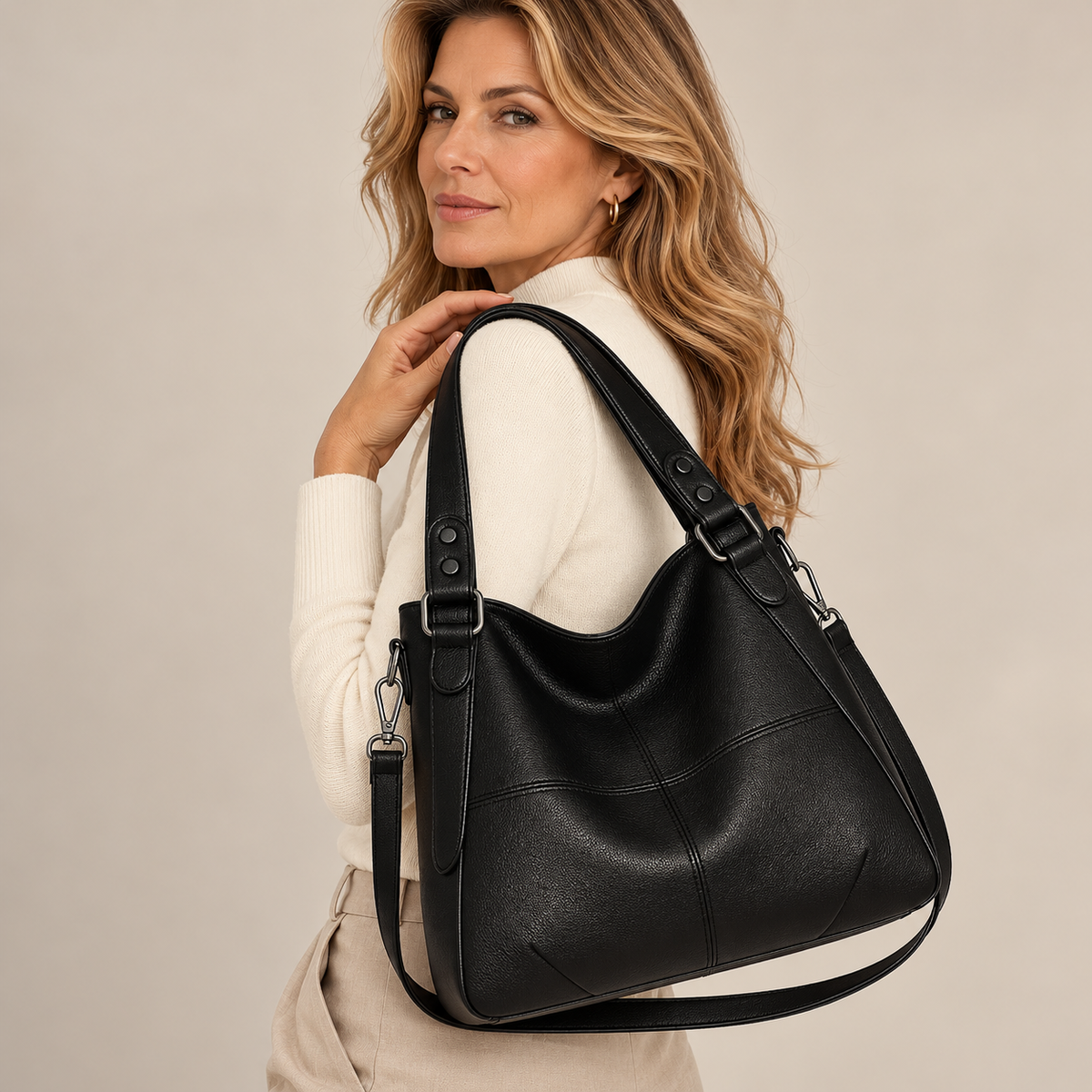 Vivienne™ | Classic Leather Bag