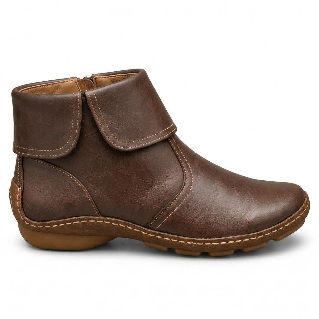 Colette™ | Comfortable Zip-Up Ankle Boots