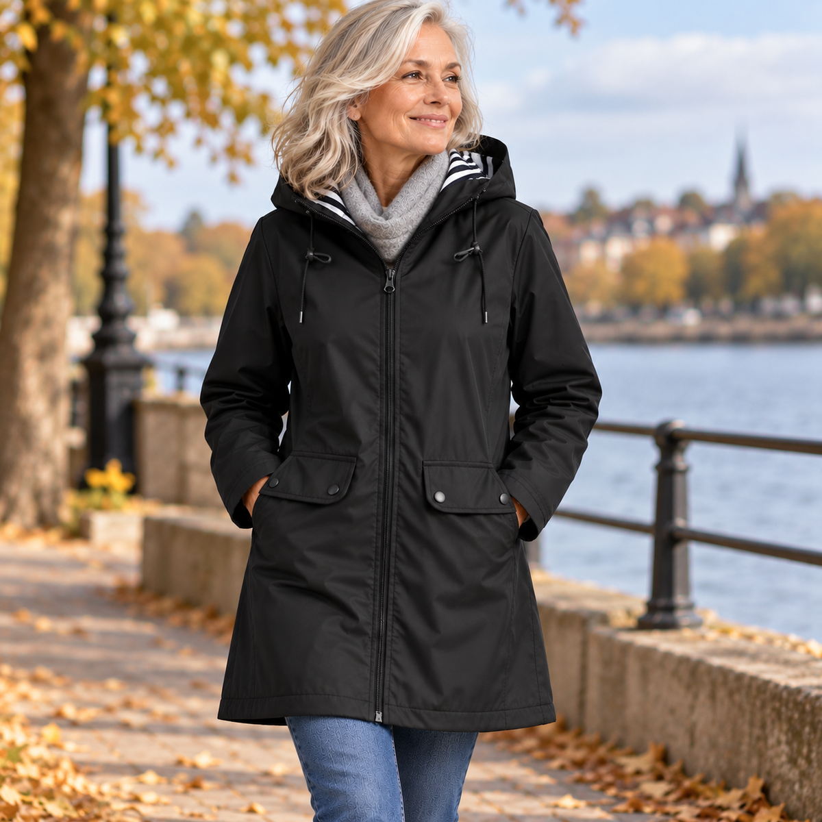 Maya™ | Fall Windbreaker Rain Jacket