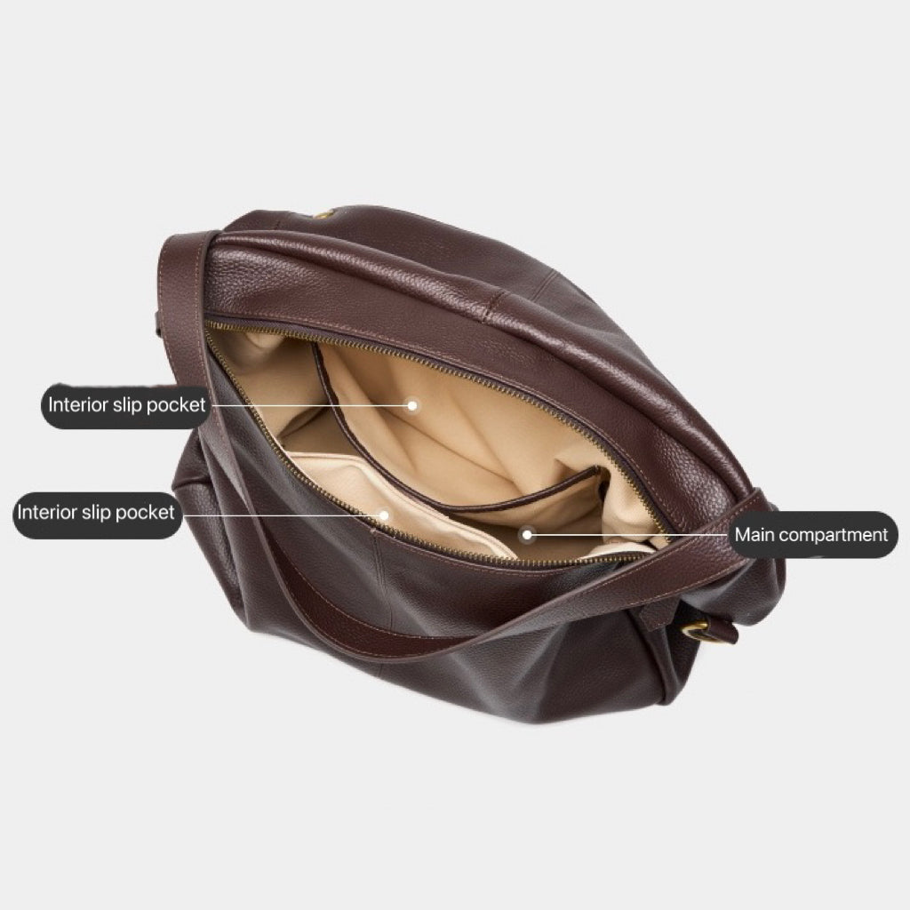 Evelyn™ | Classic Leather Shoulder Bag