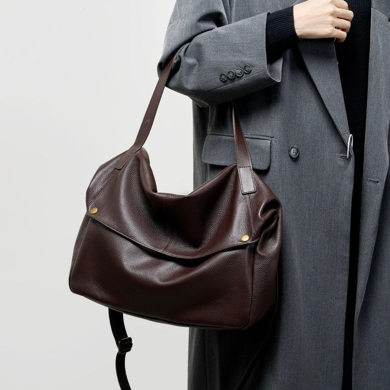 Evelyn™ | Classic Leather Shoulder Bag