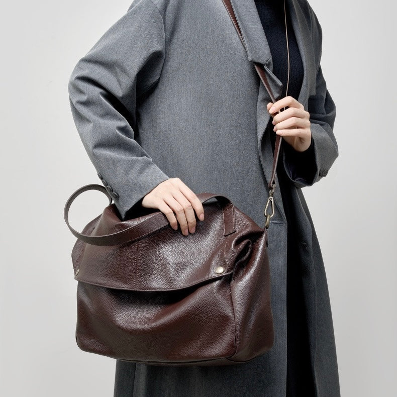 Evelyn™ | Classic Leather Shoulder Bag