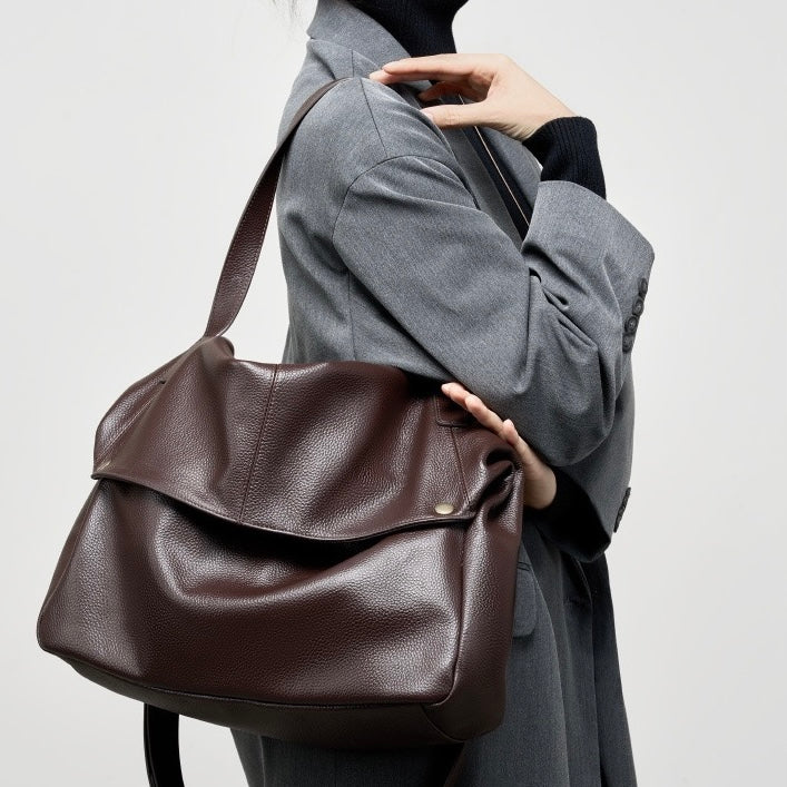 Evelyn™ | Classic Leather Shoulder Bag