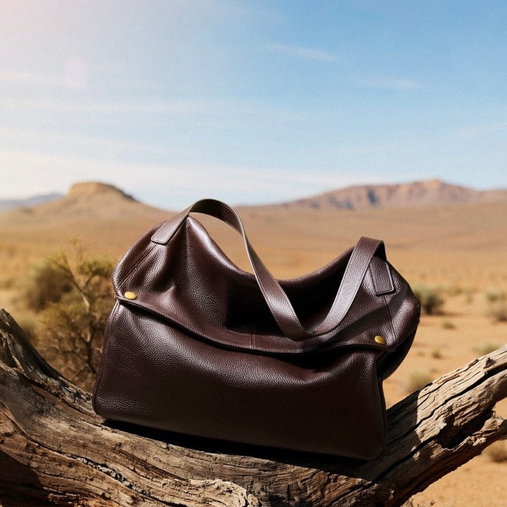 Evelyn™ | Classic Leather Shoulder Bag