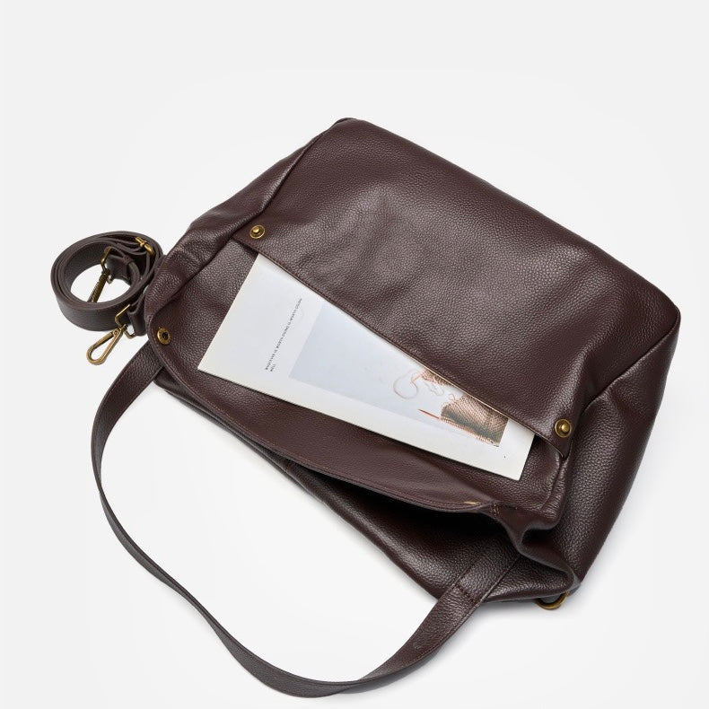 Evelyn™ | Classic Leather Shoulder Bag