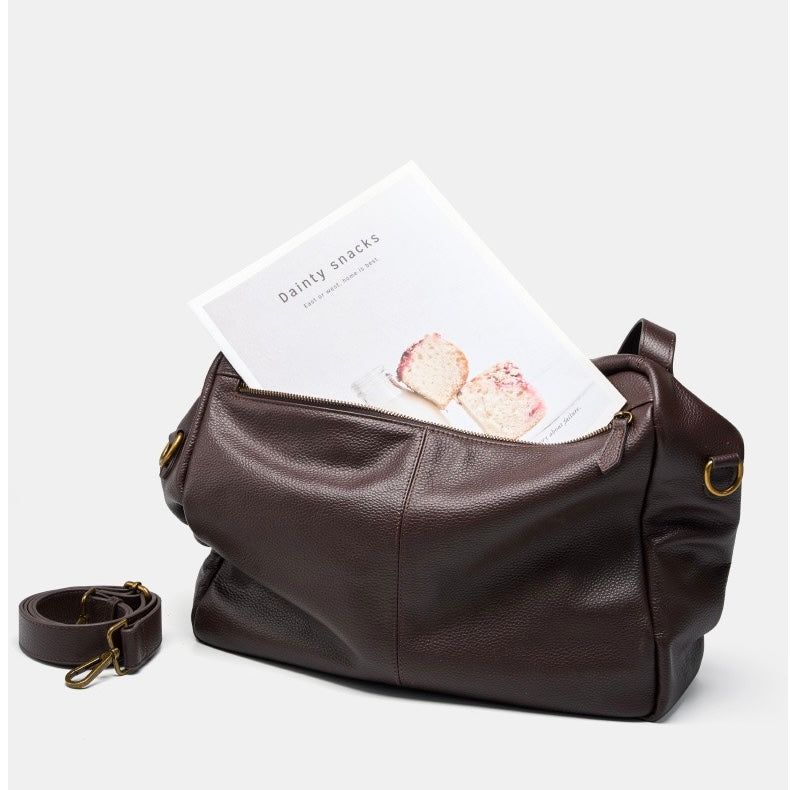 Evelyn™ | Classic Leather Shoulder Bag