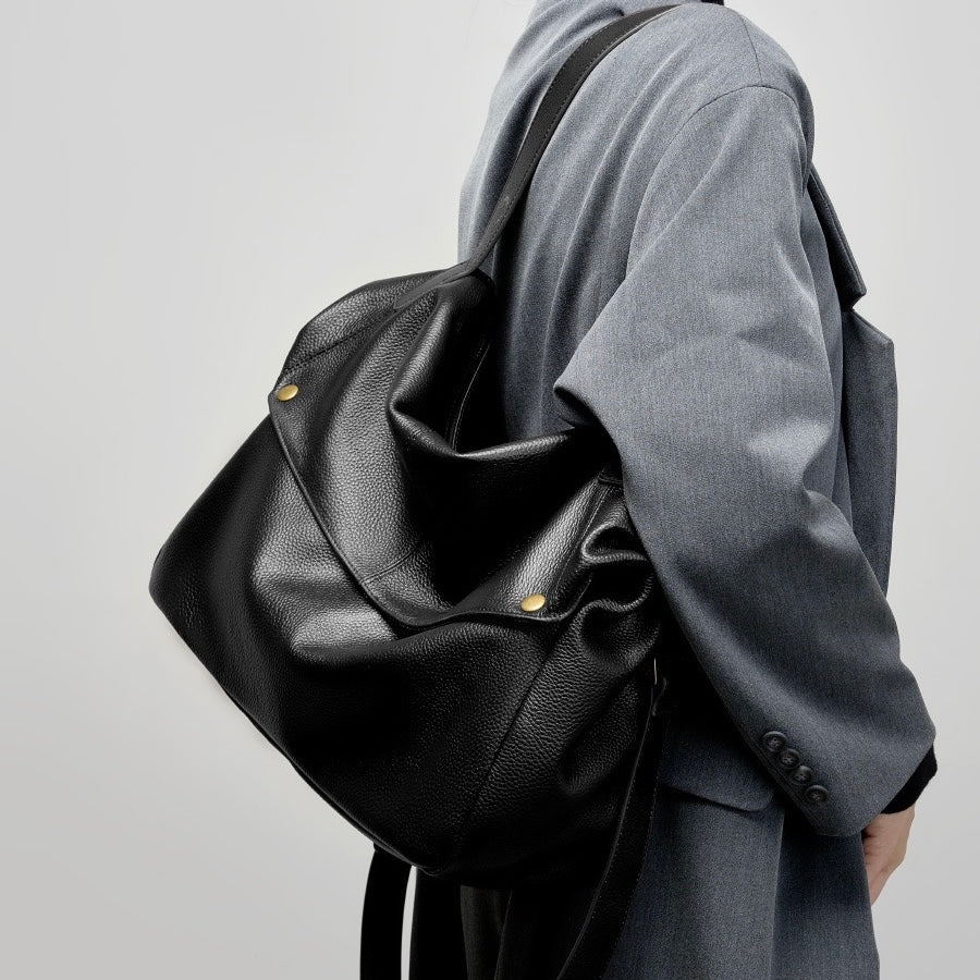 Evelyn™ | Classic Leather Shoulder Bag