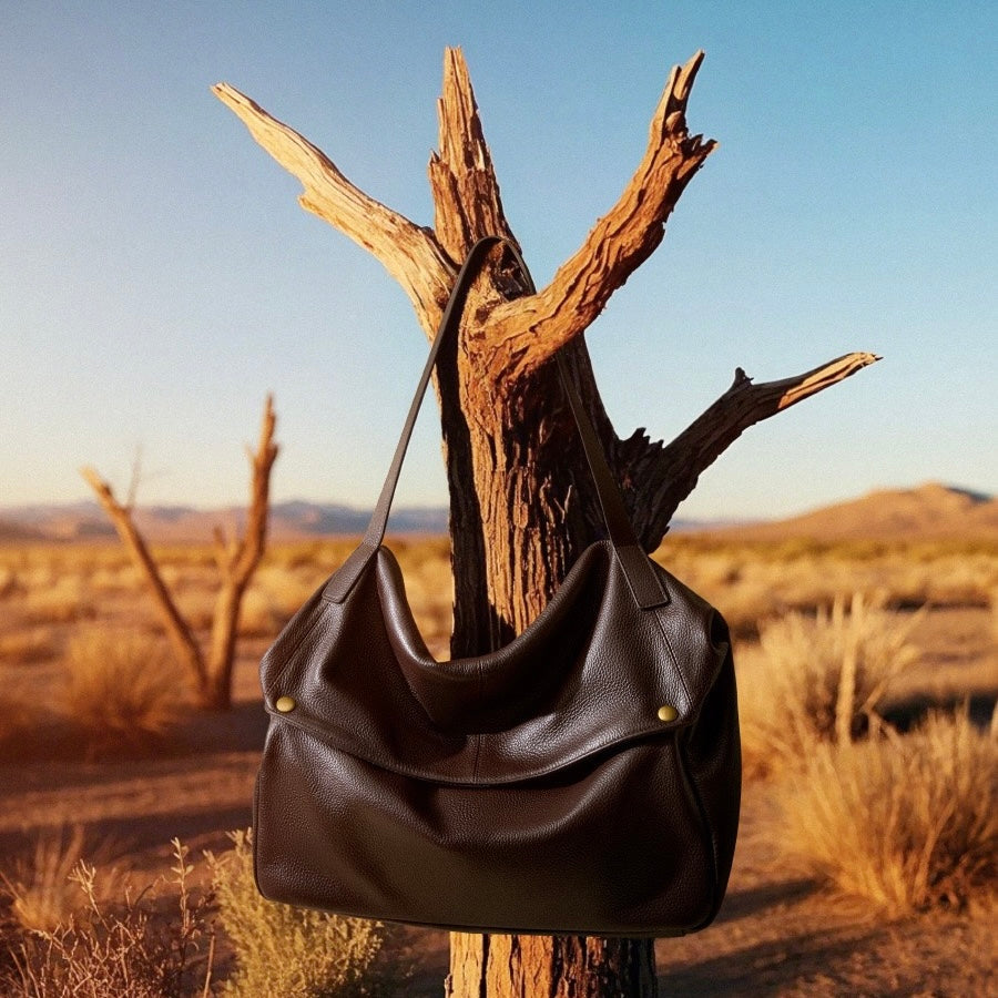Evelyn™ | Classic Leather Shoulder Bag