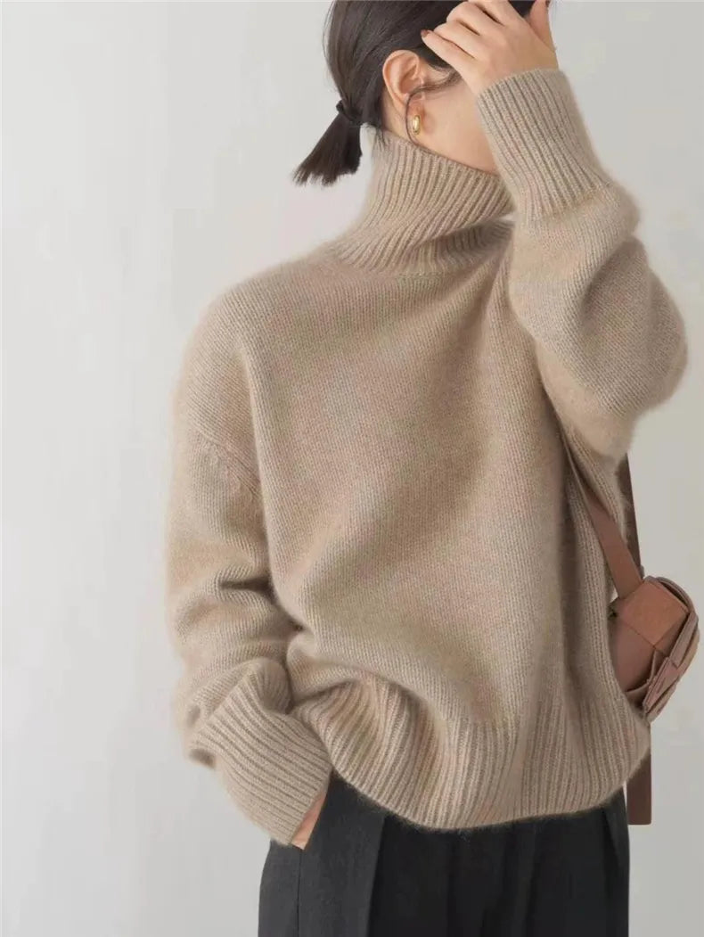 Mona – Cashmere Turtleneck Sweater