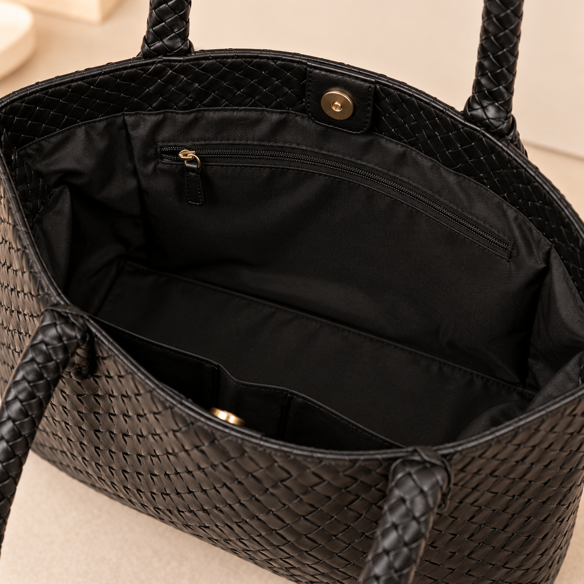 Loretta™ | Classic Woven Tote Bag