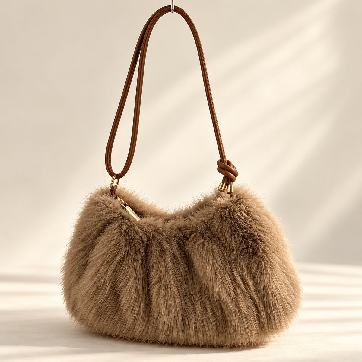 Mila™ | Fluffy Faux Fur Shoulder Bag
