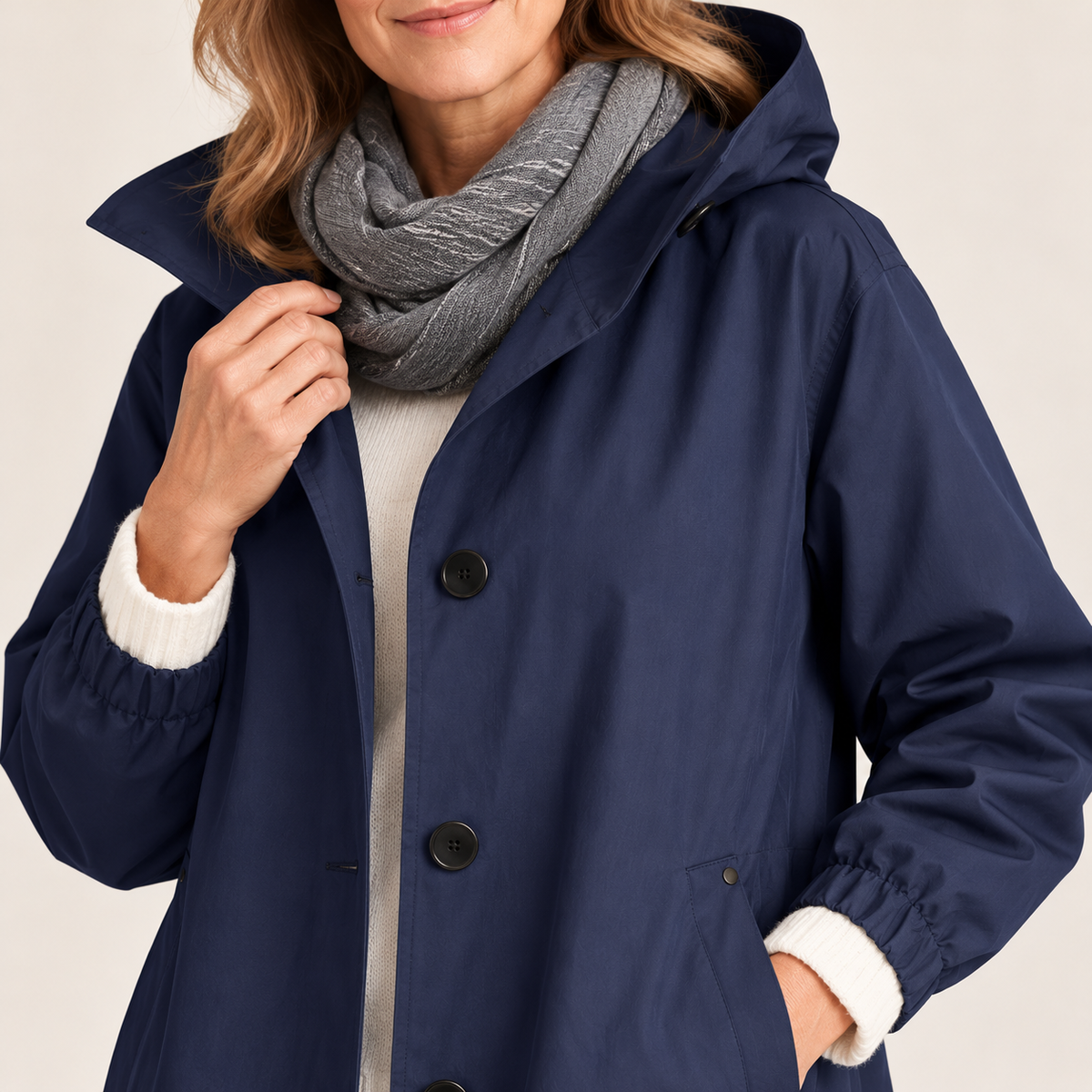 Wendy™ | Long Hooded Trench Coat