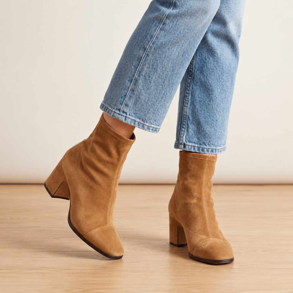 Helen™ | Block Heel Ankle Boots