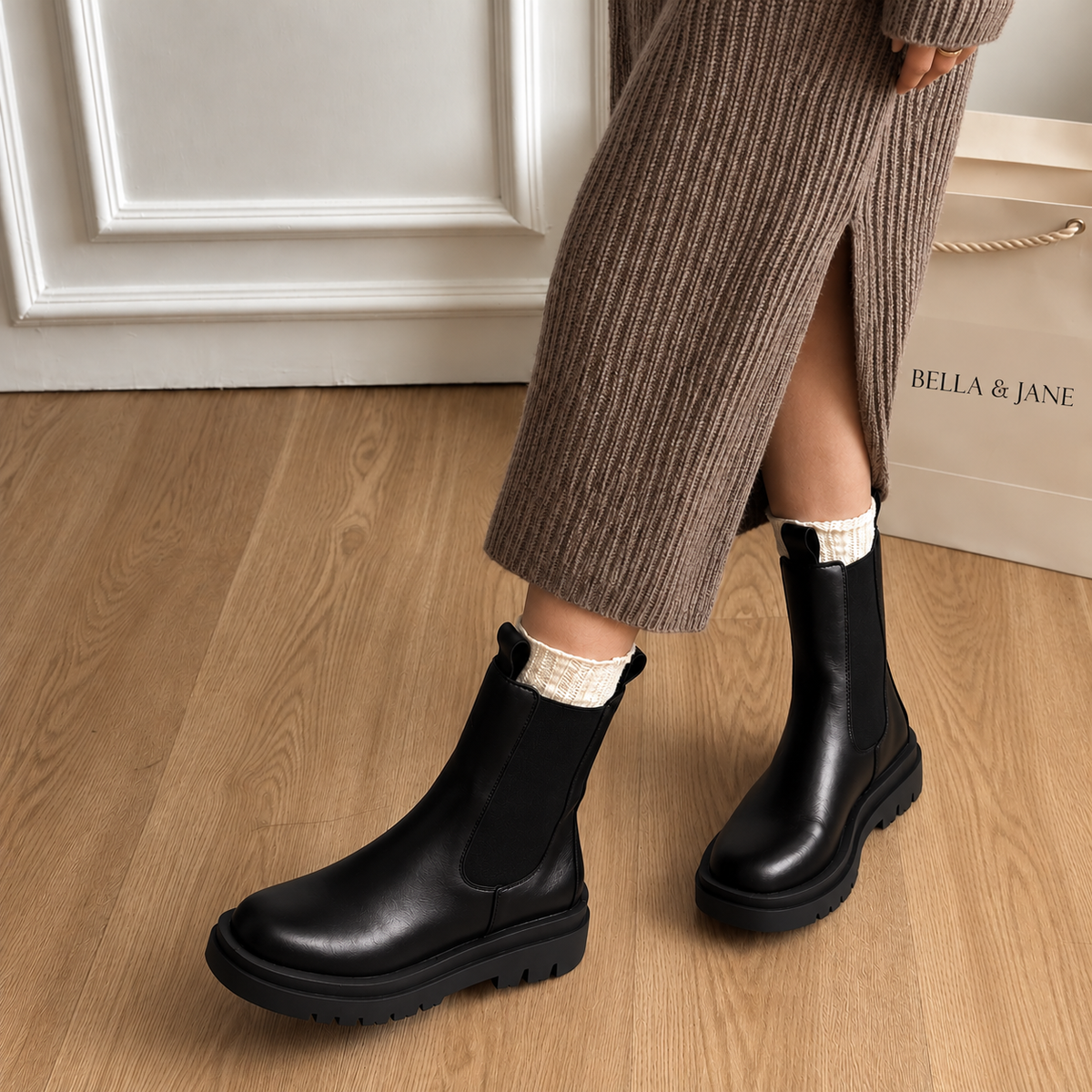 Ophelia™ | Chunky Sole Chelsea Boots