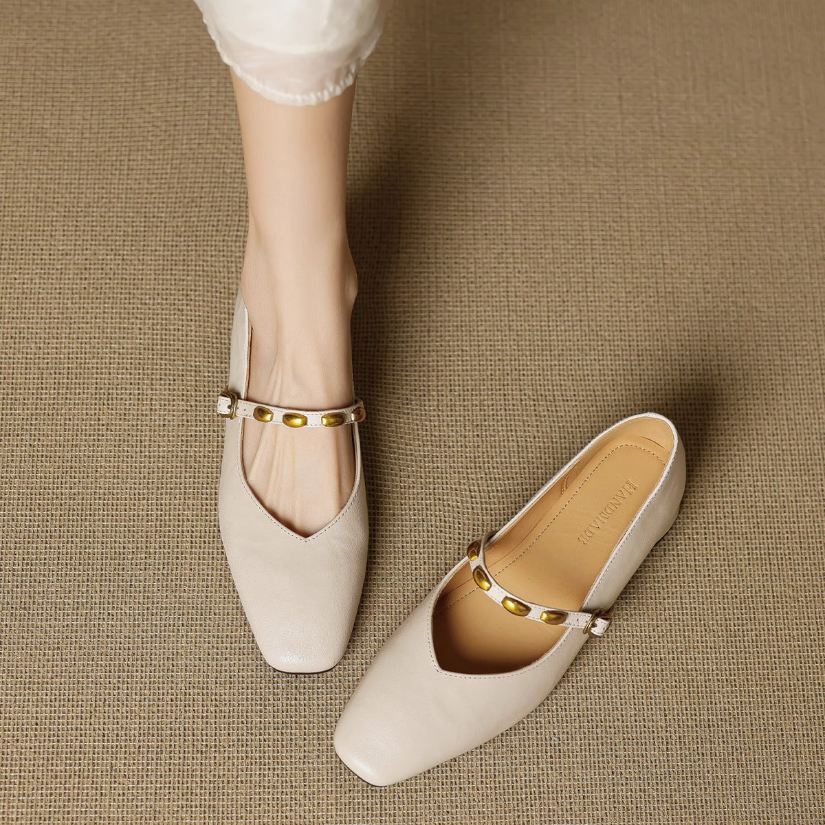 Elodie | Genuine Leather Flats