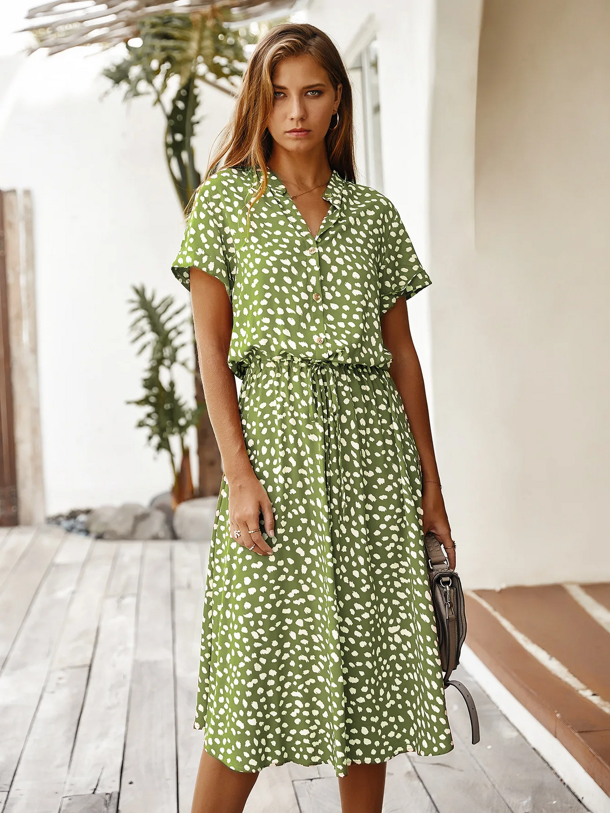 Lena - Shirt-style summer dress