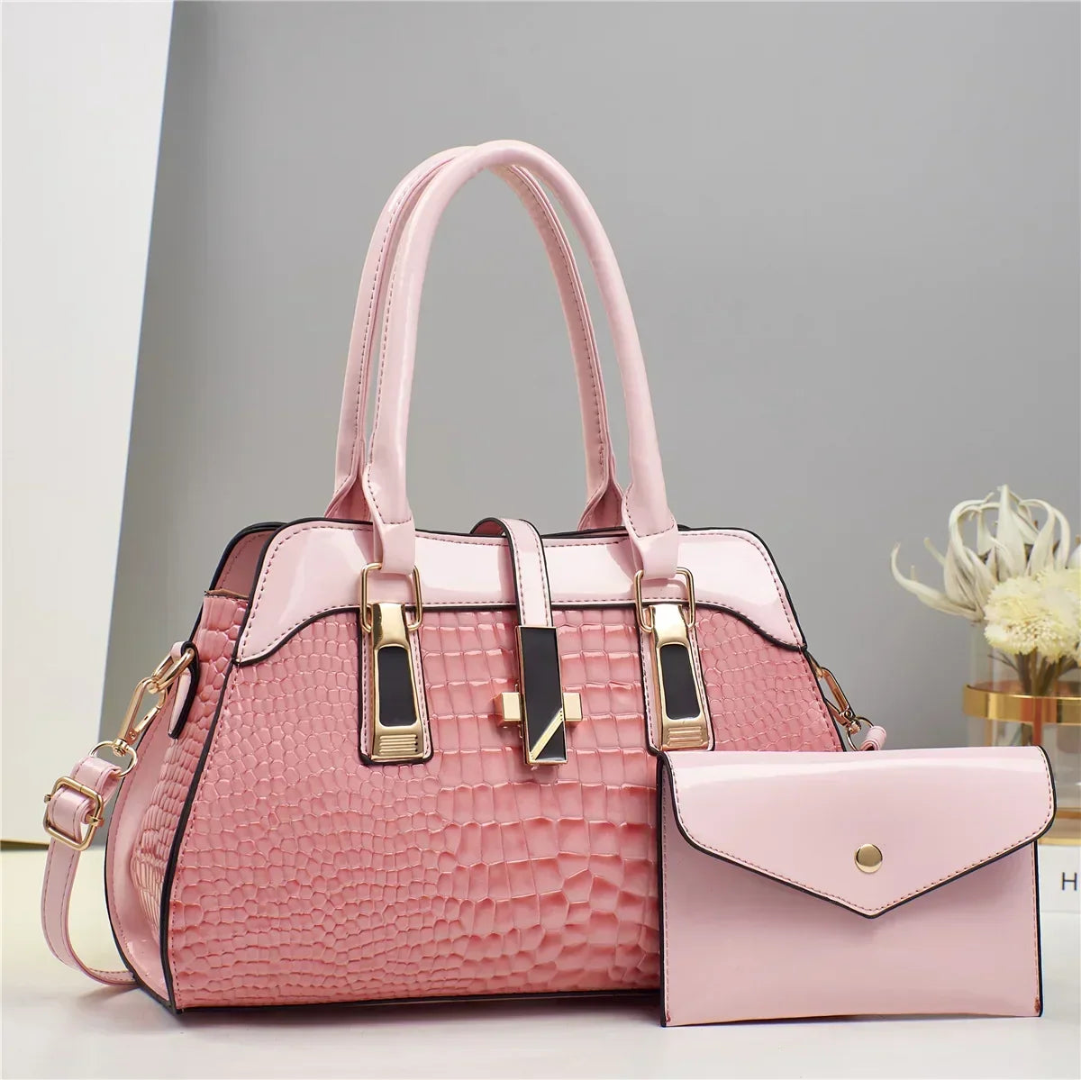 Vian | Leather Bag and Wallet Set