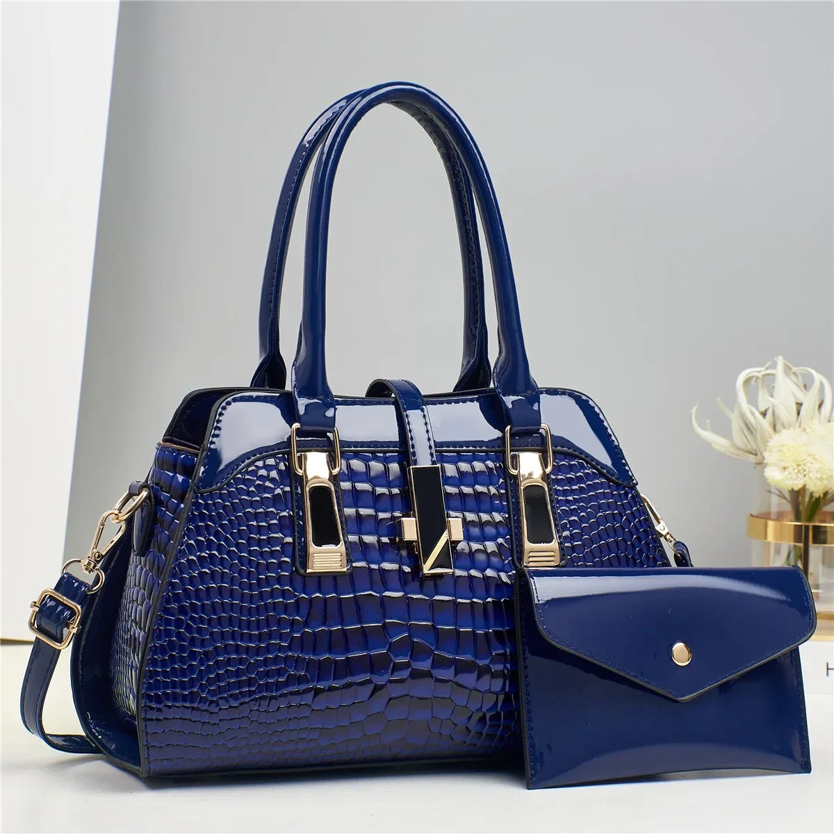 Vian | Leather Bag and Wallet Set