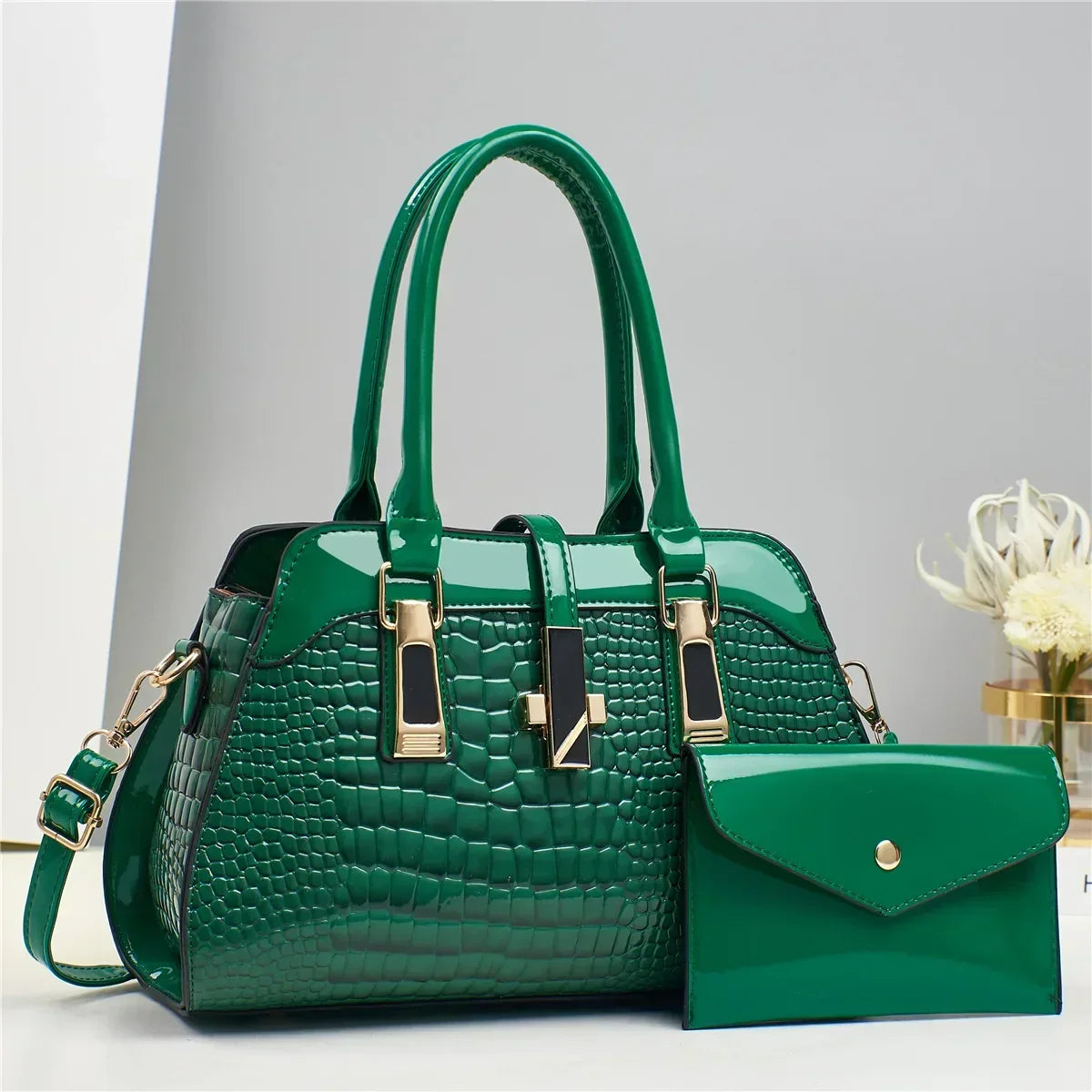 Vian | Leather Bag and Wallet Set