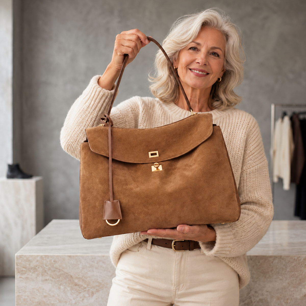 Charlotte™ | Leather Shoulder Bag