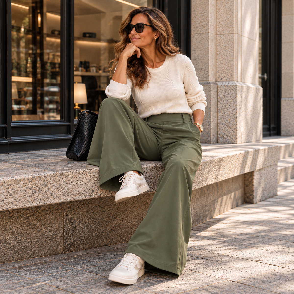 Avery™ | Classic High-Waisted Stretch Pants