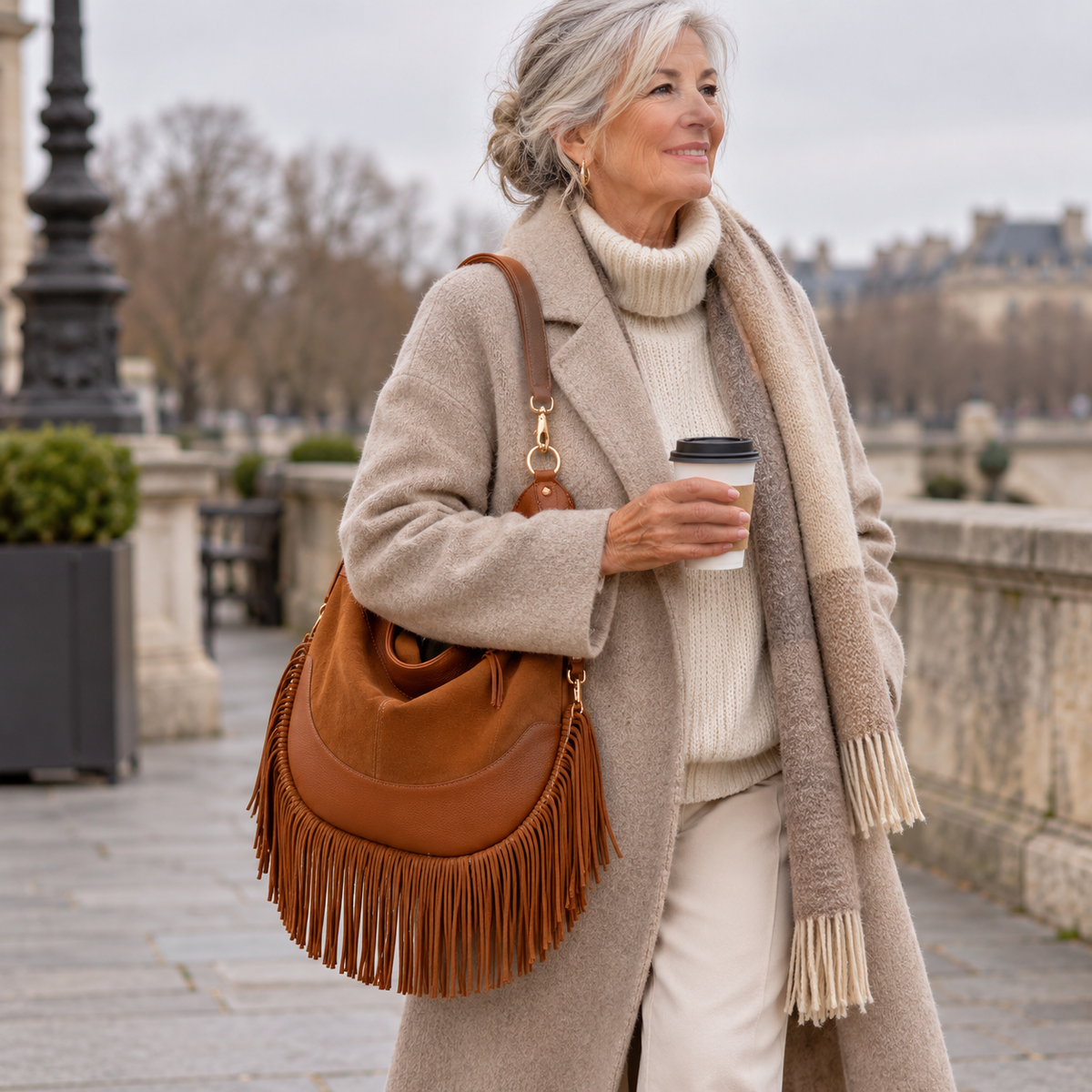 Romy™ | Suede Fringe Bag