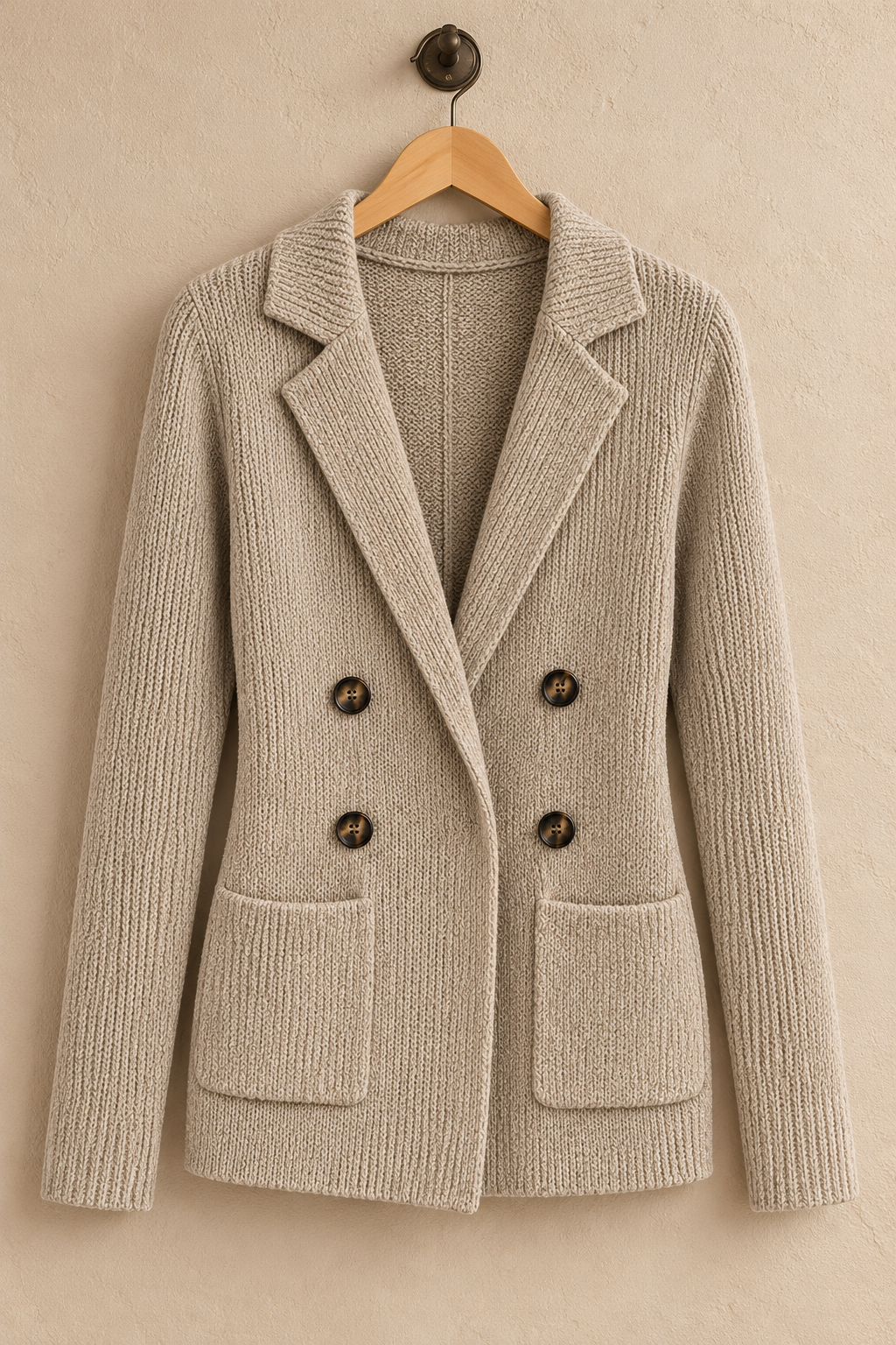 Lauren™ | Double-Breasted Knit Jacket