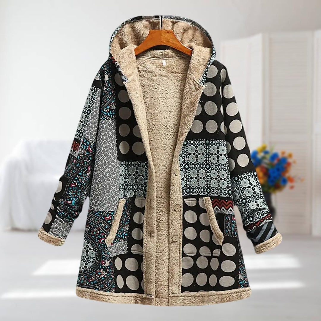 Camellia – Lightweight Winter Jacket with Faux Fur Lining