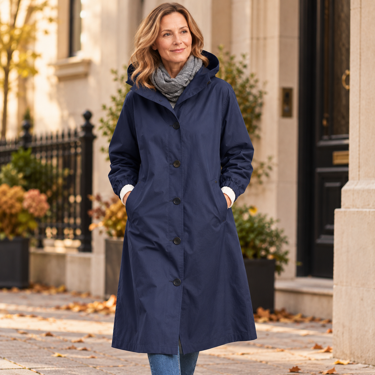 Wendy™ | Long Hooded Trench Coat
