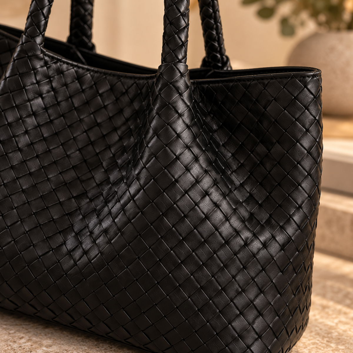 Loretta™ | Classic Woven Tote Bag