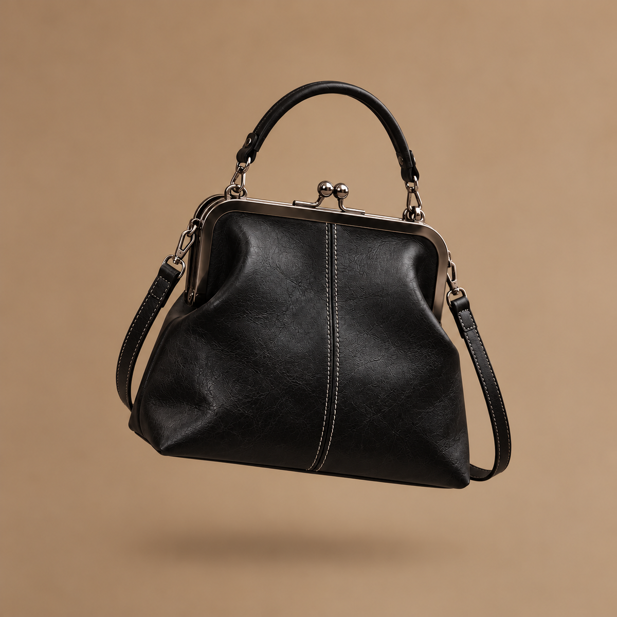 Colette™ | Kiss-Lock Crossbody Bag